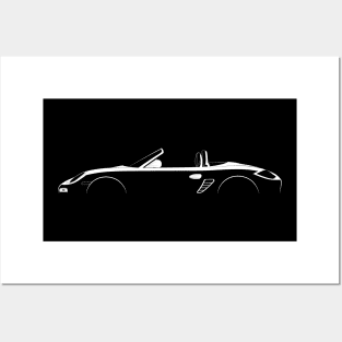 Porsche Boxster (987) Silhouette Posters and Art